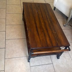 Coffee Table With Side Tables