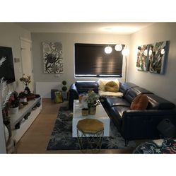 leather sofa with two recliners