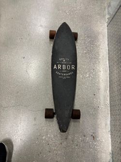 Arbor 1995 California Skateboard – 39" – Artwork by Dave Kinsey – 65 mm Wheels.. rare find .$75