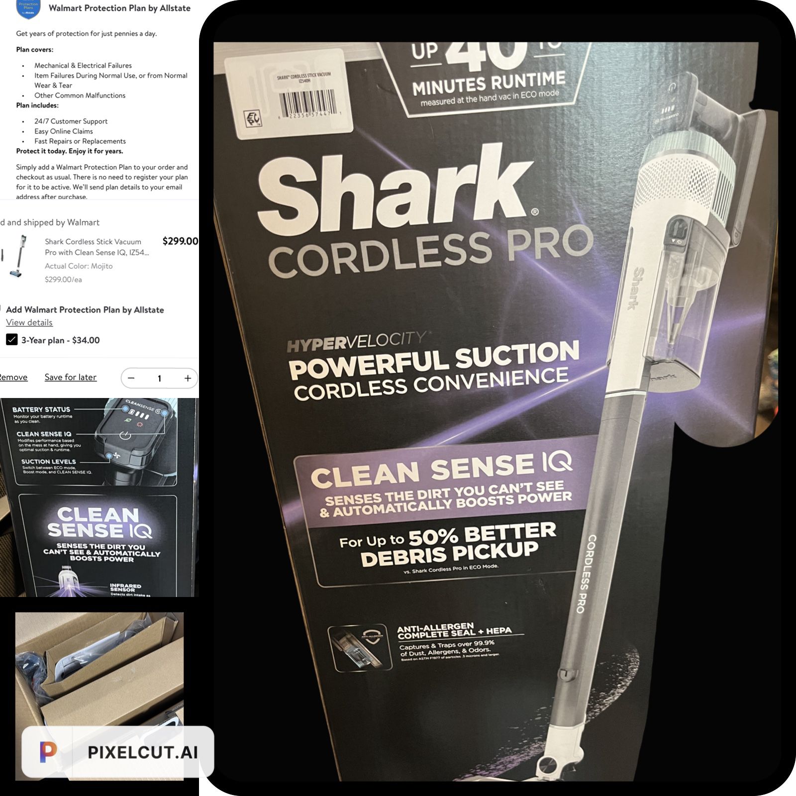 New Shark Pet Pro Cordless Stick Vacuum Cleaner IZ142HD for Sale in Fort  Lauderdale, FL - OfferUp