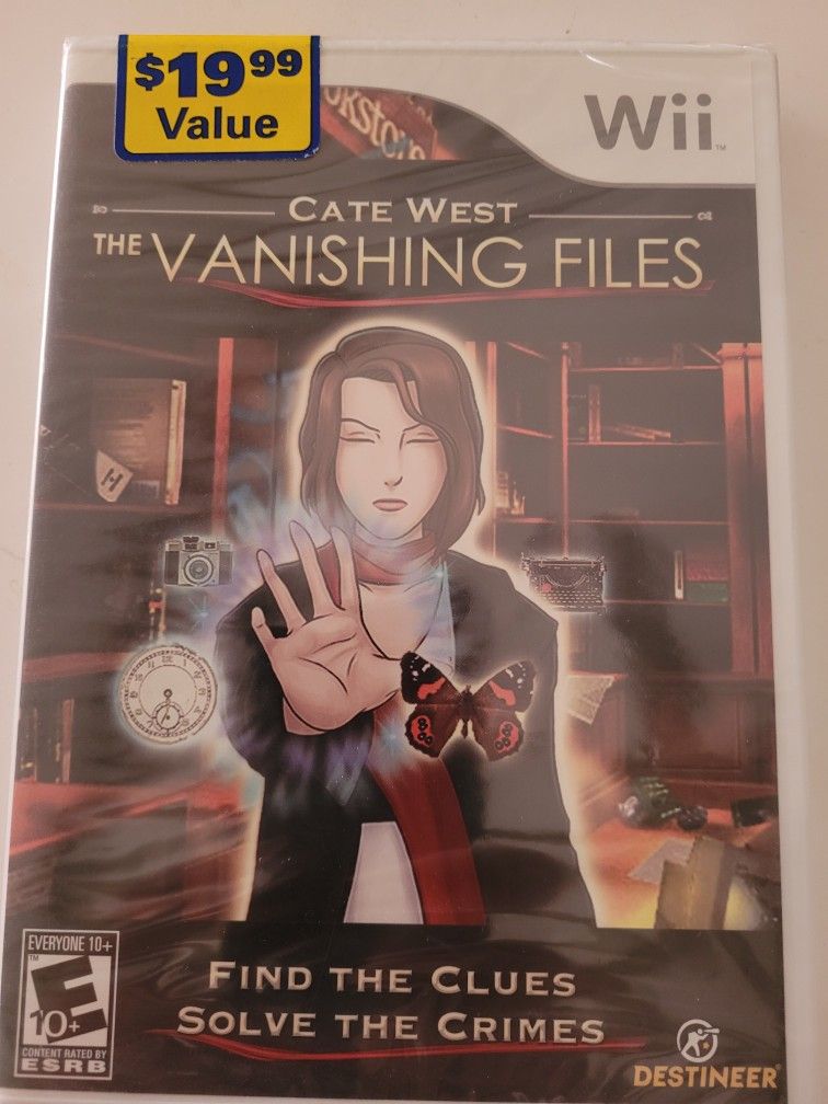 The Vanishing Files Nintendo Wii Video Game NEW