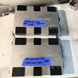 4500 Watt Bass Amp And 1500 Watt Music 4 Channel Amp 