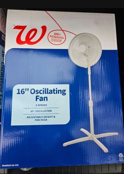 16 in Oscalating Fan