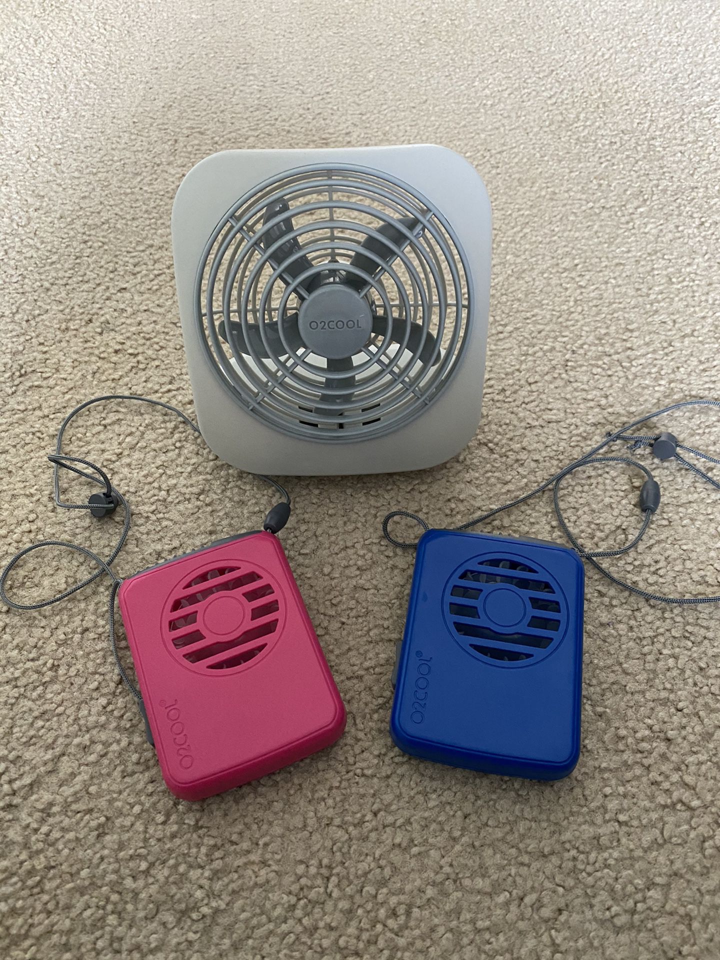 O2COOL Fans (3 total)