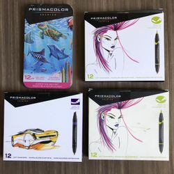 Art Supplies Prismacolor Double End Markers & Pencils