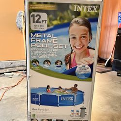 Intex 12ft Pool