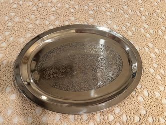 3 Silver Plated trays