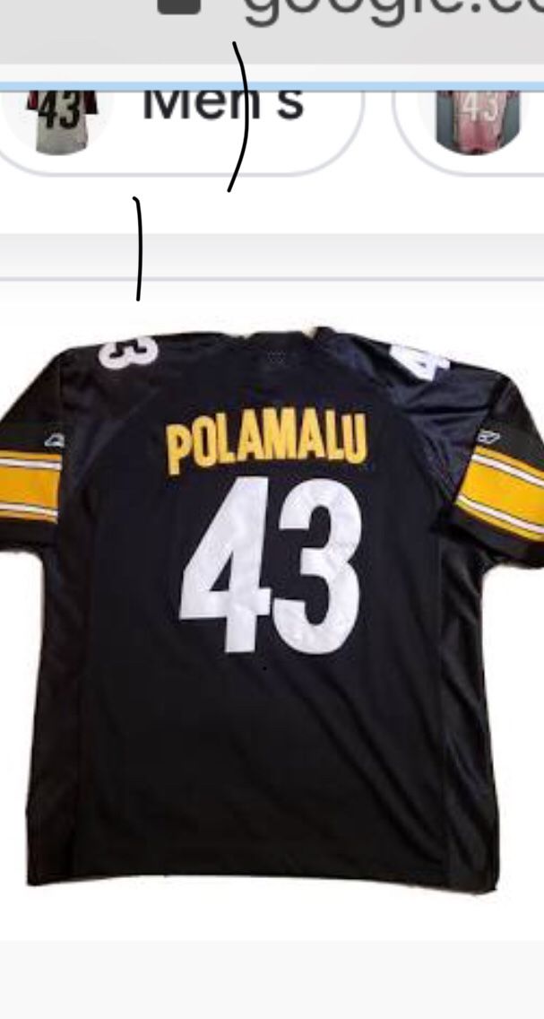 Polamulo NFL Onfield Reebok Stiched Shirt Size 50