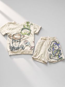 4T Toy Story Kids T-Shirt and Shorts Set