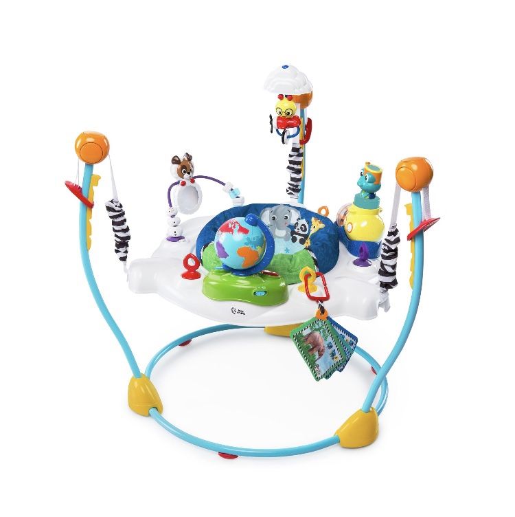 Baby Einstein Journey of Discovery Activity Jumper w/ Sounds/Toys/Tray for Baby