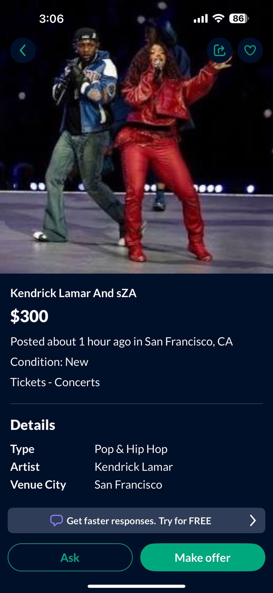 Kendrick Lamar Ticket Scam