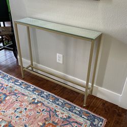 Entry Table With Mirror Top