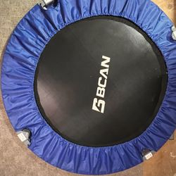 BCAN 40" Foldable Mini Trampoline  With Handle