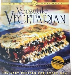 Cookbook Weight Watchers Versatile Vegetarian: 150 Easy Recipes for Every Day. The book offers simple, low-fat vegetarian recipes with a variety of et
