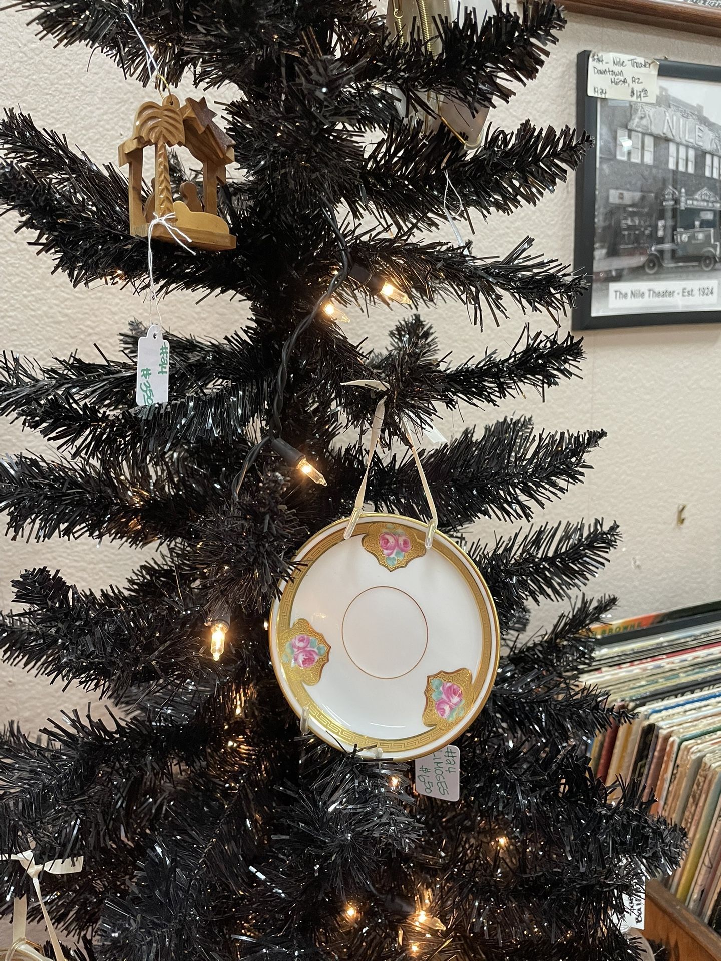 Limoges Plate Ornament W/wall Hanger