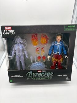 Marvel Legends Avengers Doomsday Invisible Woman & Human Torch WALMART EXCLUSIVE