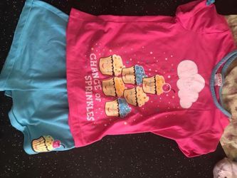 Size 10 girls 2 piece pj $3/each set