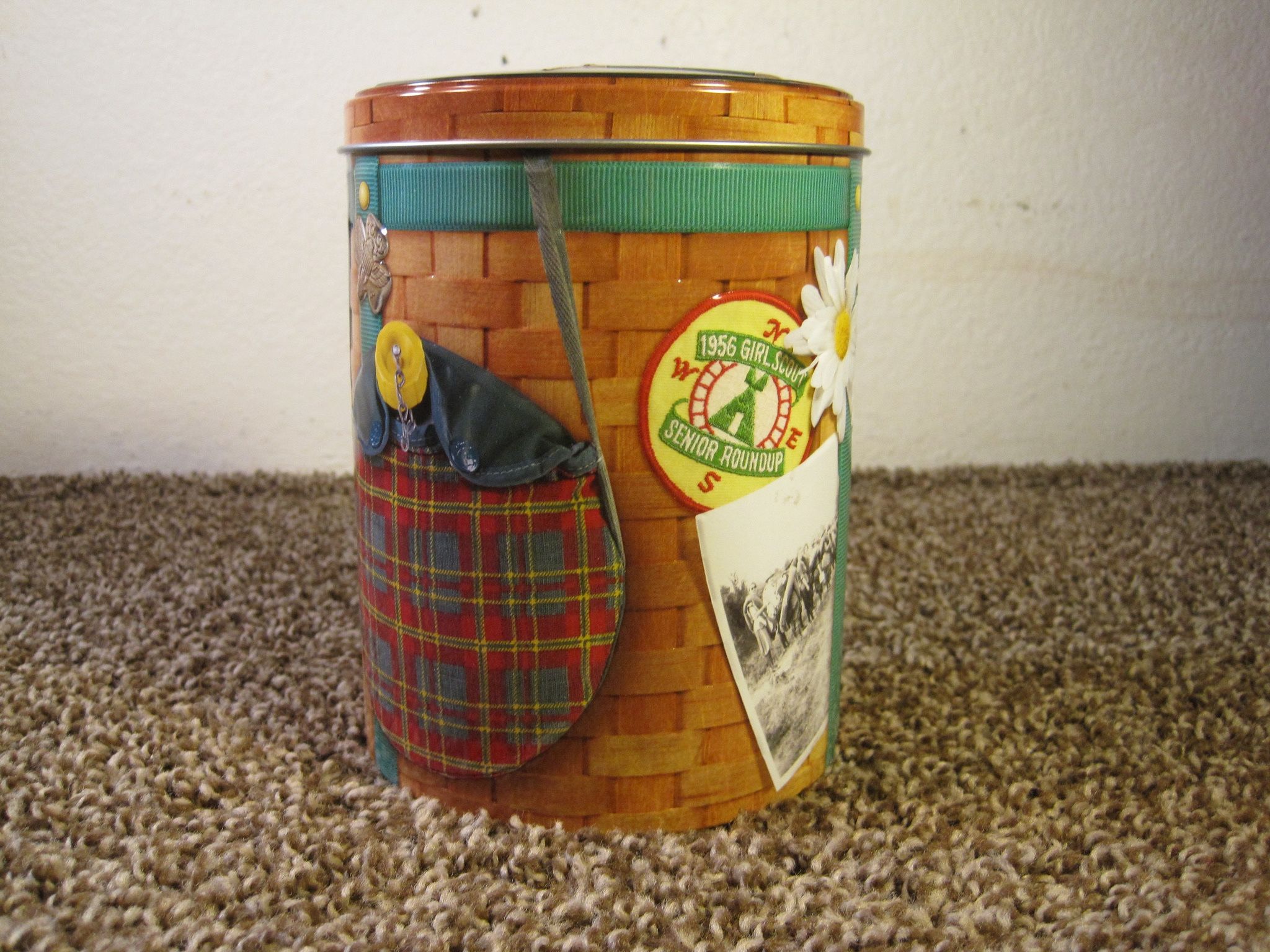 VINTAGE Girl Scout Cookie Tin