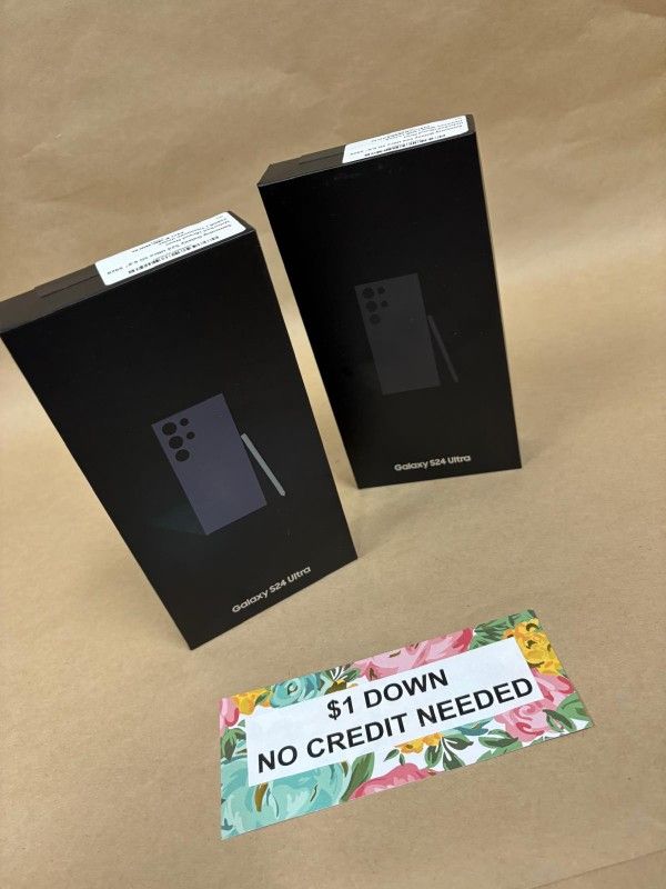Samsung Galaxy S24 Ultra 5G - Only $1 Today Pay The Rest Later!