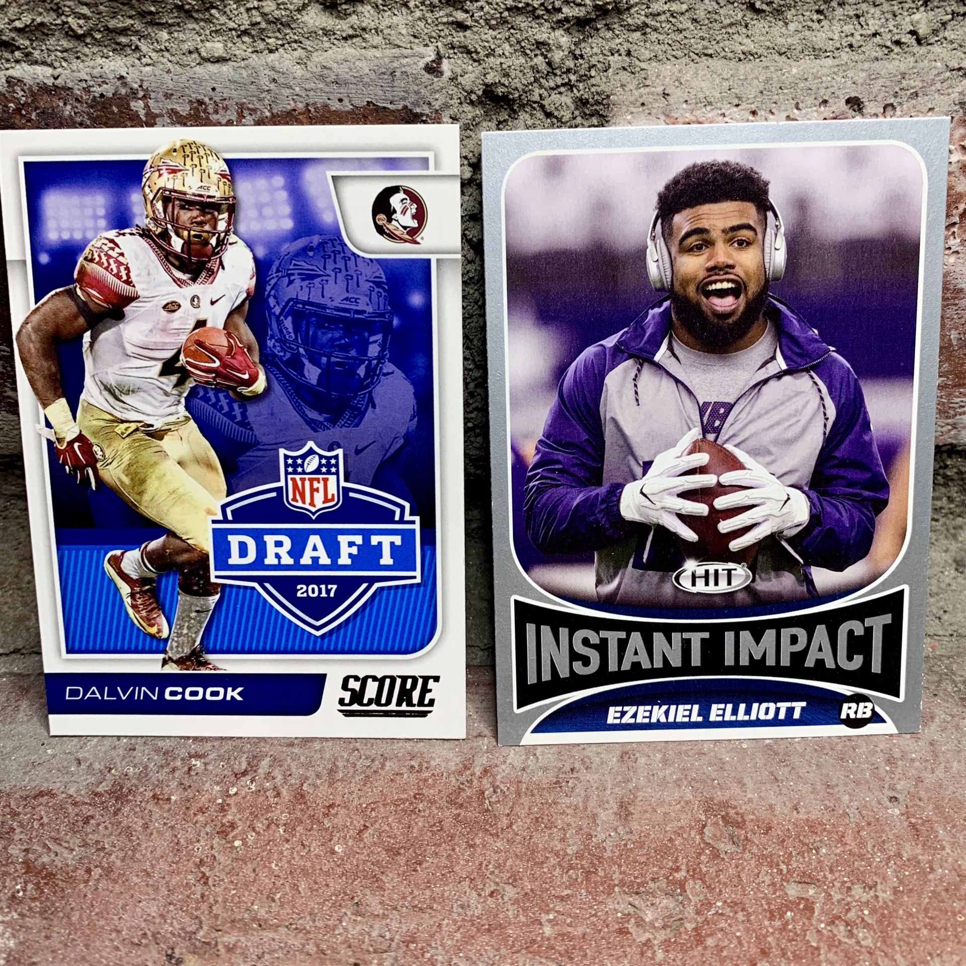 Ezekiel Elliot And Dalvin cook Football Cards 🏈🔥
