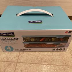 NEW 4pc GLASSLOCK FREEZER SET