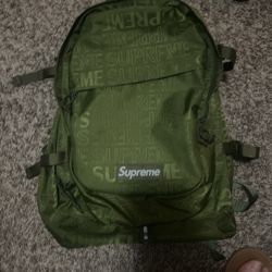 Supreme Olive Backpack 