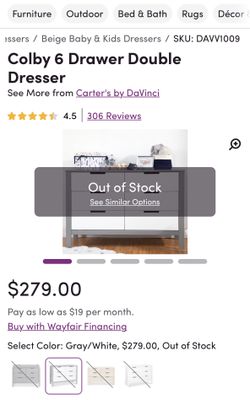 Way fair dresser