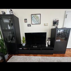 IKEA Black-Brown TV & Display Cabinet – Great Condition!