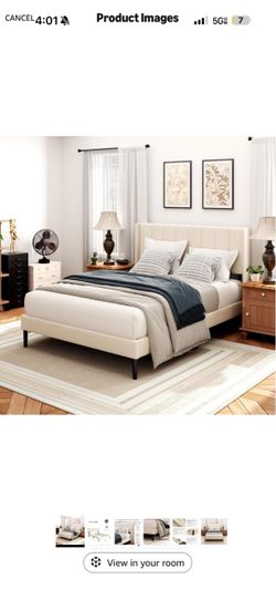 Queen bed frame