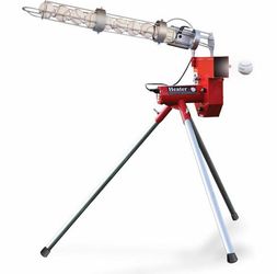 Heater pitching machine with VEVOR batting cage net