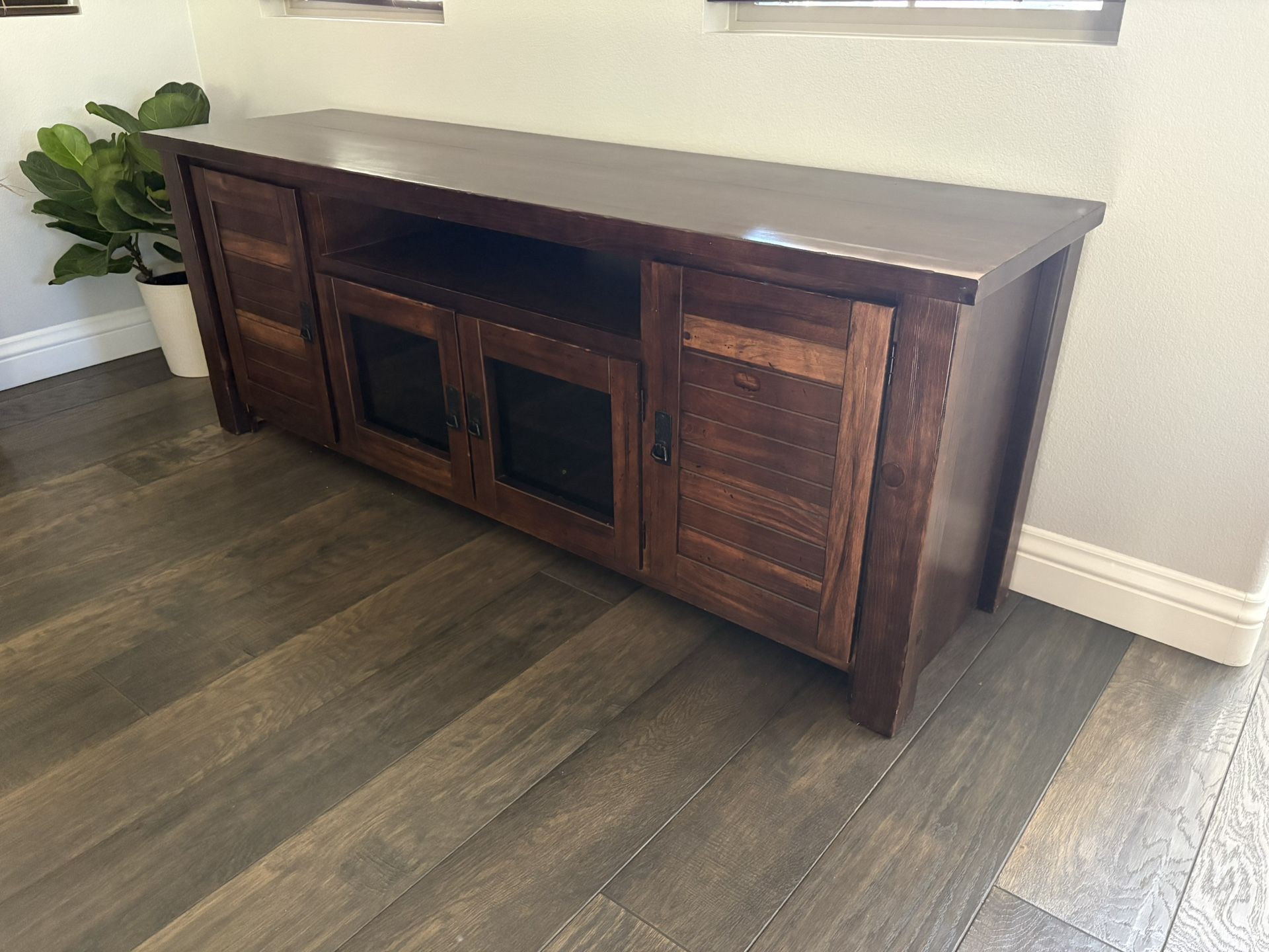 TV Console 74” Wide