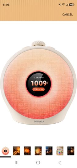 Dejala sunrise alarm clock