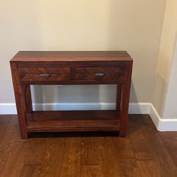Wood Console/Entryway Table