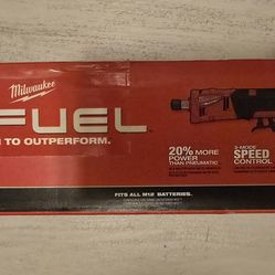 Milwaukee
M12 FUEL 12V Lithium-Ion Brushless Cordless 1/4 in. Straight Die Grinder (Tool-Only)