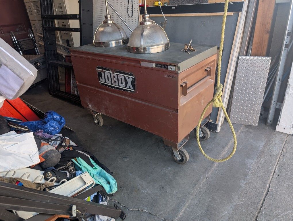 Job Box Toolbox Upgraded With Industrial Casters And Outlets