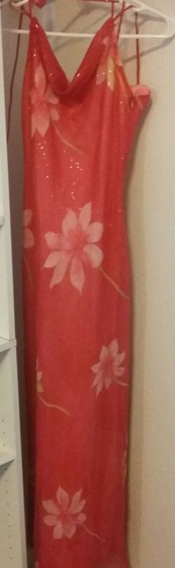 New Hot pink sparkly dress