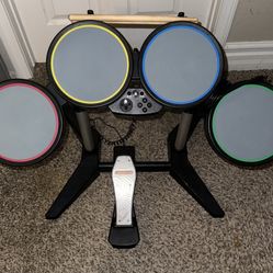 ROCK BAND / GUITAR HERO VIDEO GAME DRUMS SONY PLAYSTATION 3 PS3 XBOX 360 NINTENDO WII DRUM SET