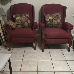 2 Recliners 