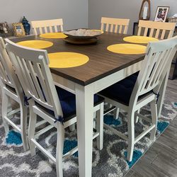 7 pc farmhouse dinning room set