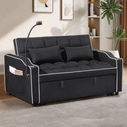 3-in-1 Convertible Sofa bed, Foldable Sofa Bed, Pull-out Bed