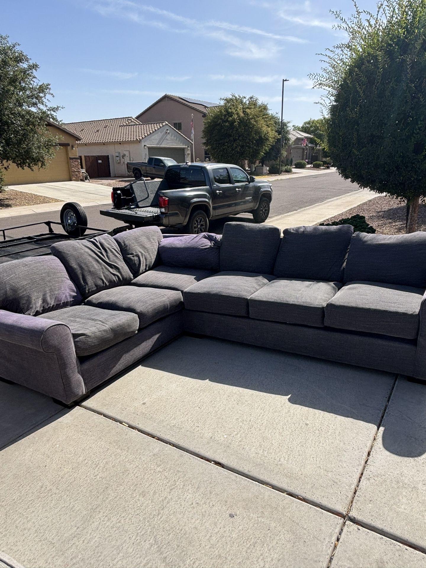 Grey Sectional Couch