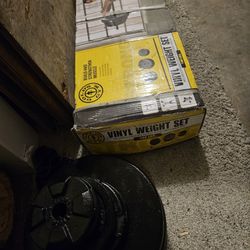 New Weight Set And 120pounds Extra!!