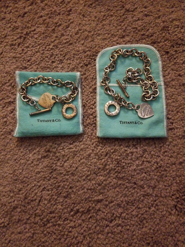 Return to Tiffany Co Necklace and Bracelet Set