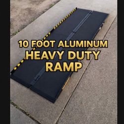 Brand New 10 Foot Aluminum Heavy Duty Ramp For 180