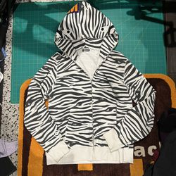 Bape zebra shark tiger zip RARE hoodie 