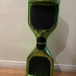 chrome green hoverboard