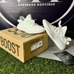 Adidas Yeezy Boost 350 Triple White Size 5 New In Box With Tags 