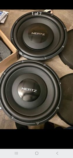 HERTZ SUBWOOFERS 12" PAIR MPS 300S2