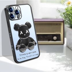 iPhone 13 Pro Max Bear Case Black