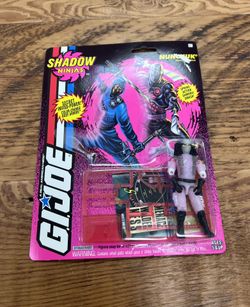 Vintage 1993 Hasbro GI Joe Shadow Ninjas Nunchuck Action Figure New Sealed MOC